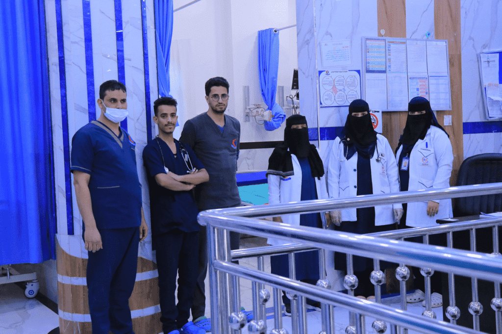 كوادر طبية مؤهلة مستشفى الرأفة التخصصي